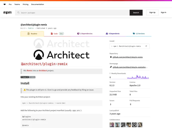 screenshot of Plugin Remix