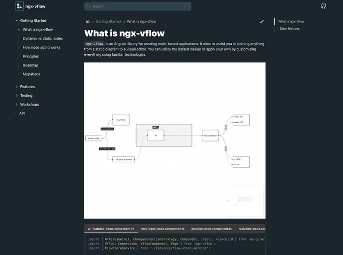 screenshot of Ngx Vflow