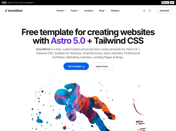Astrowind screenshot