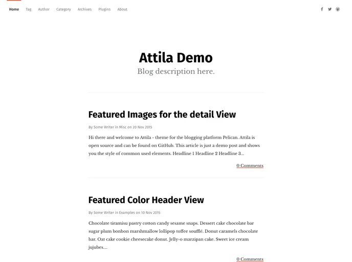 screenshot of Attila Demo