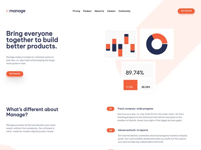 Tailwind CSS Website screenshot