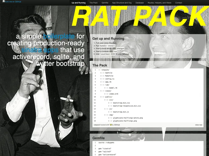 screenshot of Ratpack