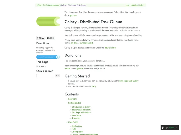 screenshot of Flask Celery