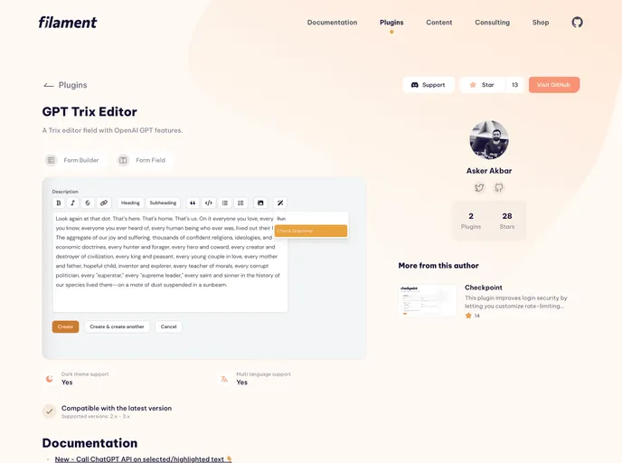 screenshot of Gpt Trix Editor