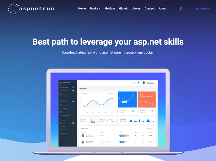 screenshot of Run Aspnetcore Angular_retired