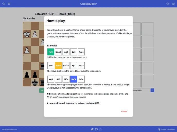 Chessguessr screenshot