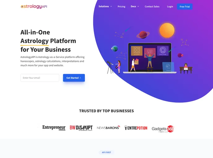 screenshot of Astro Api Php Client