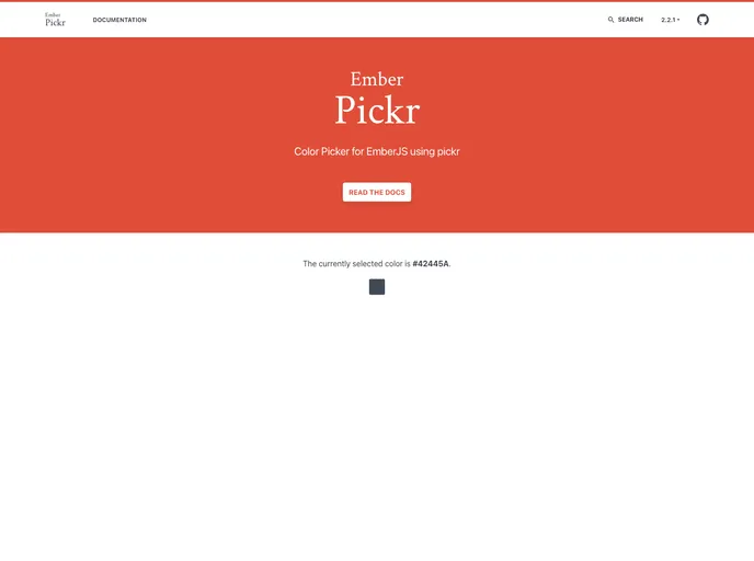 screenshot of Ember Pickr