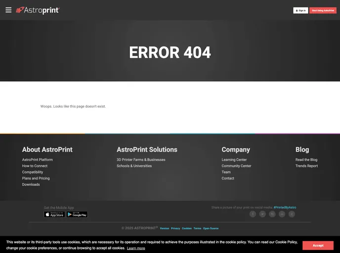 screenshot of AstroBox