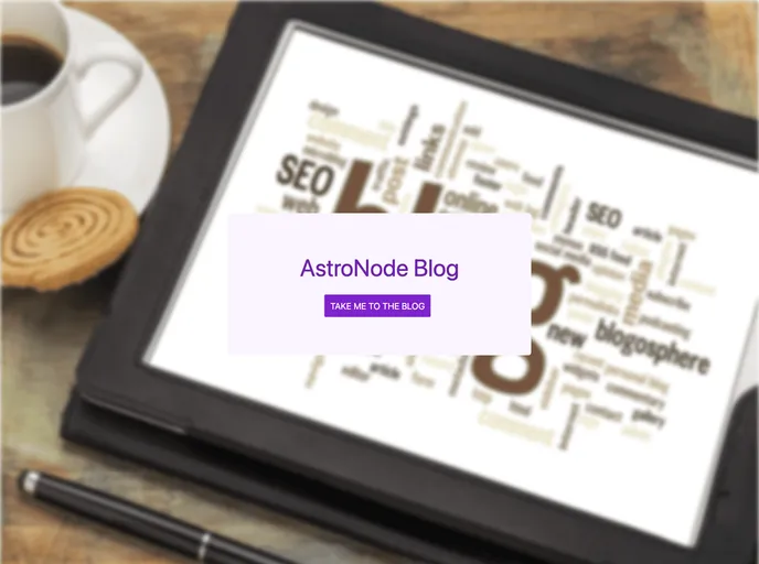 screenshot of Astronode