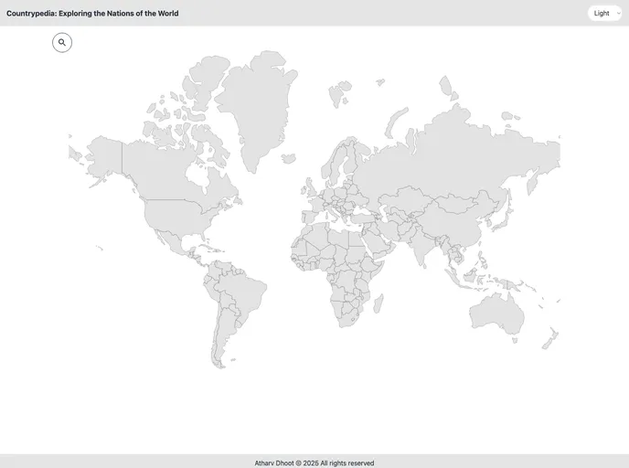screenshot of CountryPedia