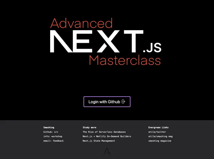 screenshot of Smashing Next