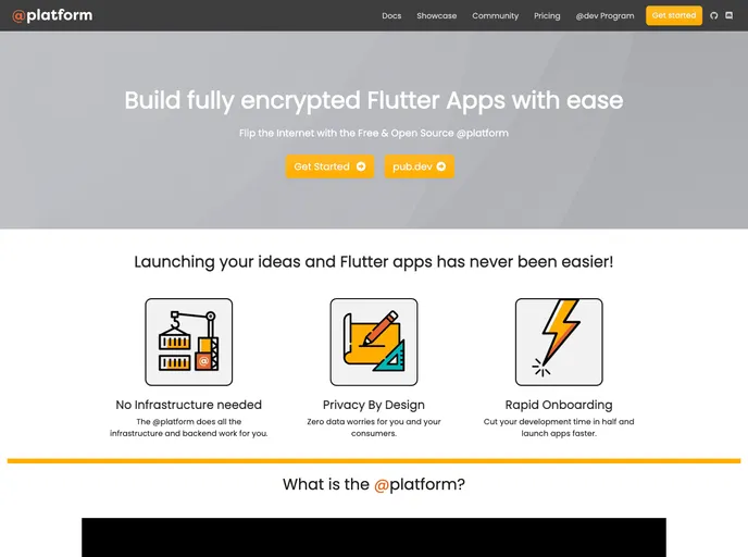screenshot of Atsign.dev