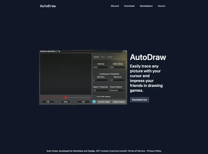screenshot of Autodraw