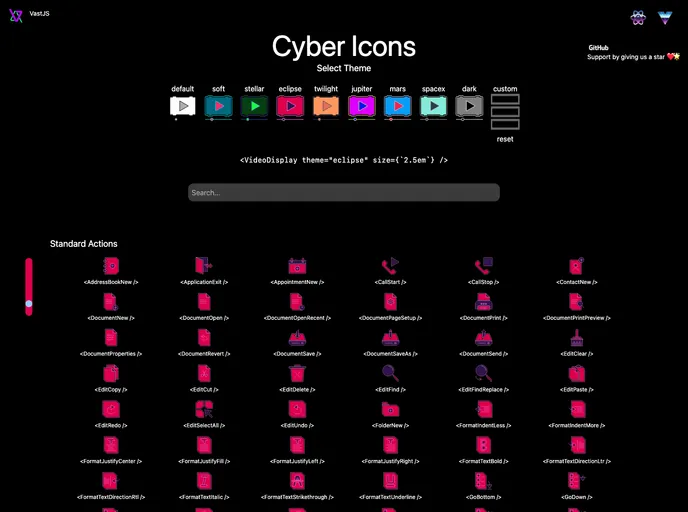 Cyber Icons screenshot