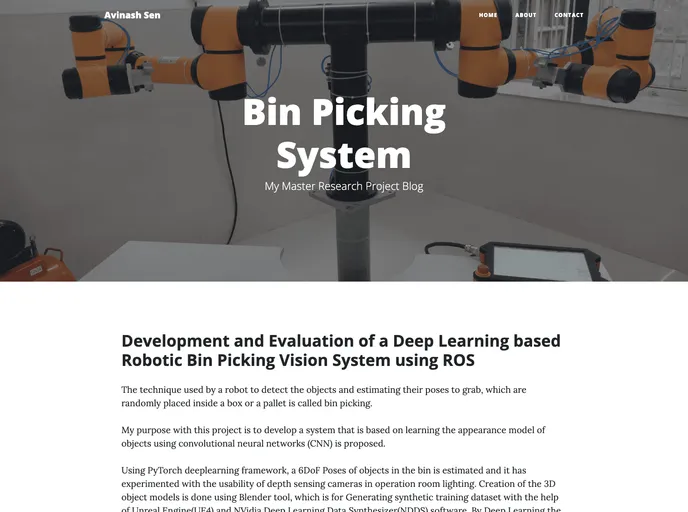 Avinashsen707.github.io screenshot