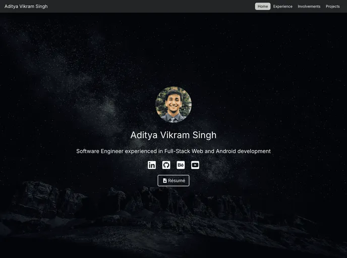 screenshot of AVS1508.github.io