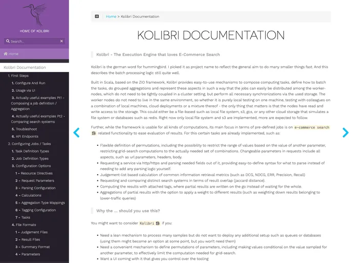 screenshot of Kolibri