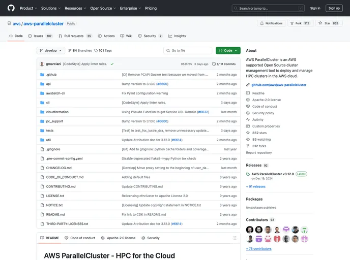 screenshot of Aws Parallelcluster Cookbook
