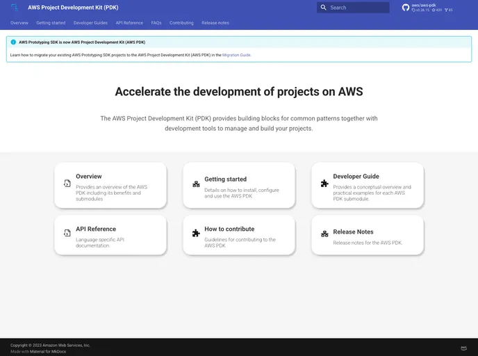 Aws Pdk screenshot