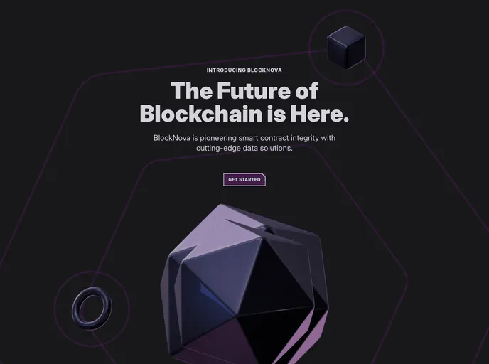 screenshot of BlockNova