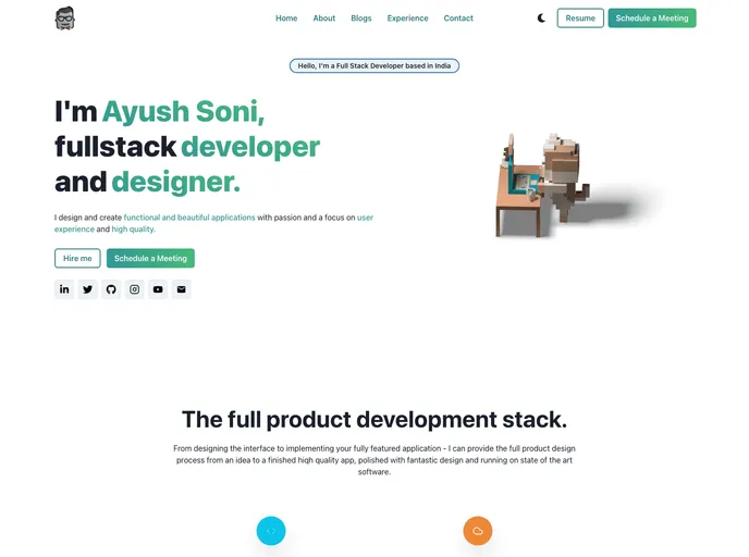 screenshot of Portfolio