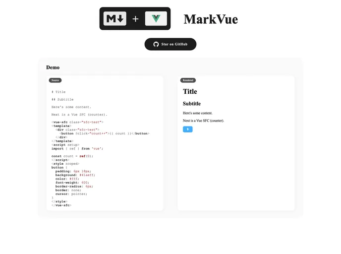 screenshot of Markvue