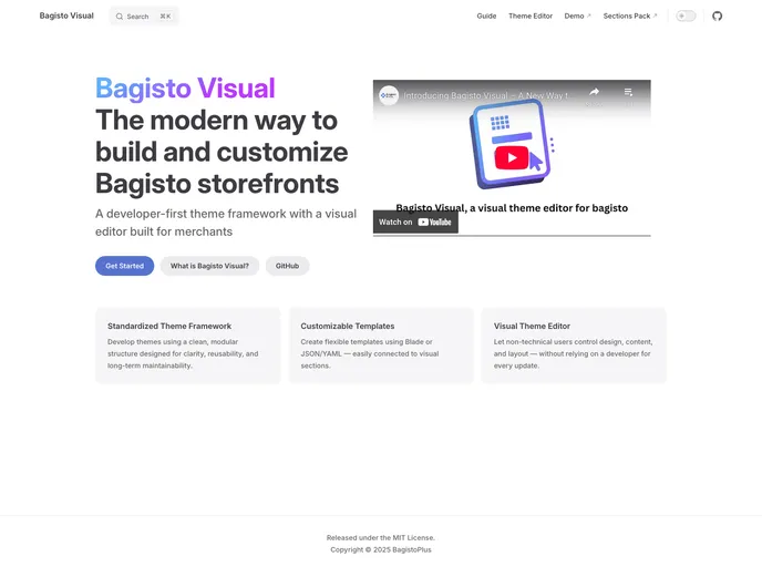 screenshot of Visual