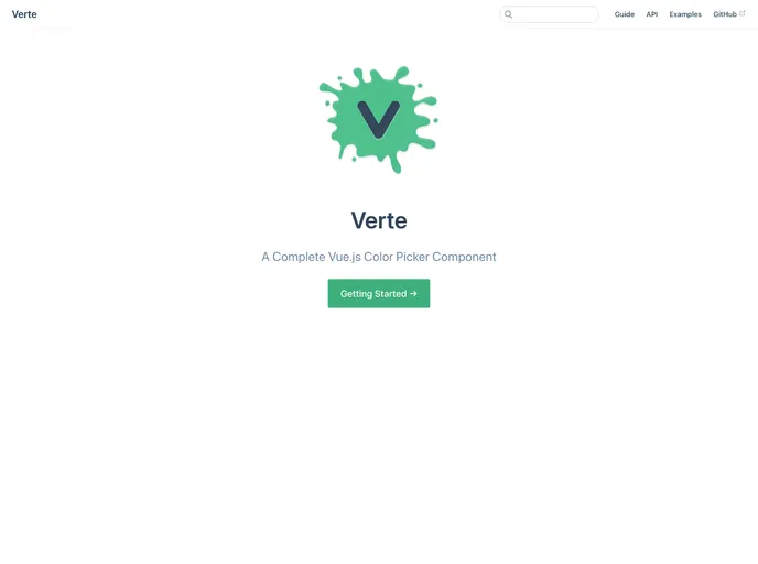 screenshot of Verte