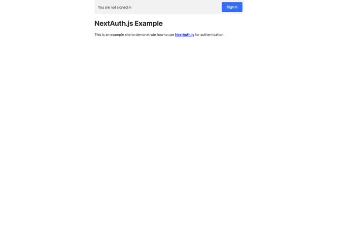 Nextjs 13 Next Auth App