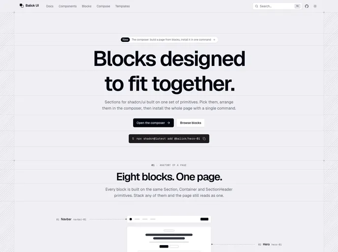 Balick UI screenshot