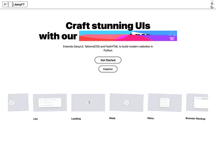 screenshot of Daisyft