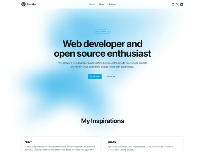 screenshot of Slantire