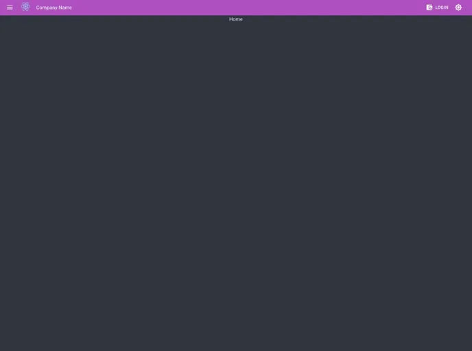 screenshot of React_Template