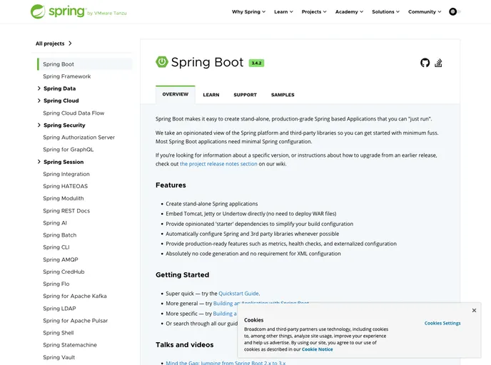 screenshot of Spring Boot Web Reactive
