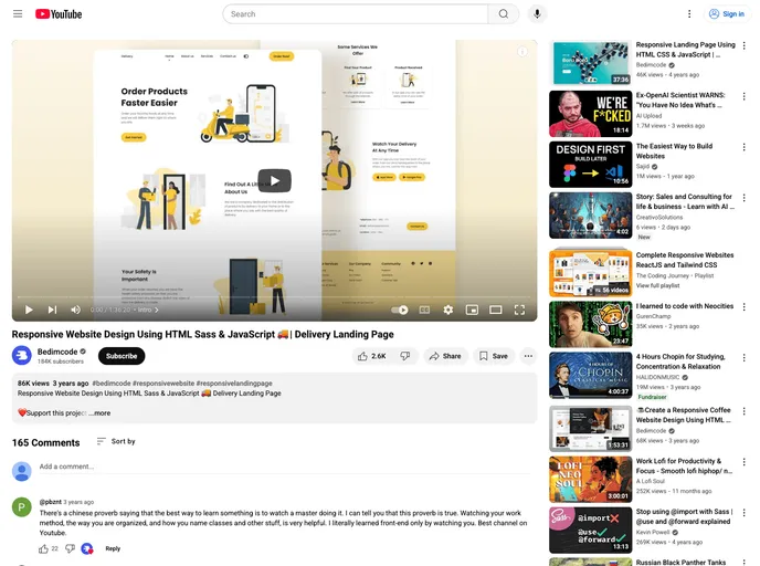 screenshot of Responsive Website Delivery