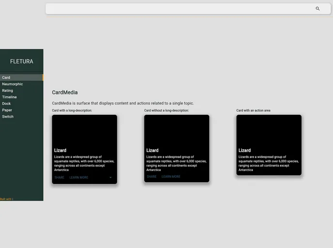 screenshot of Fletura