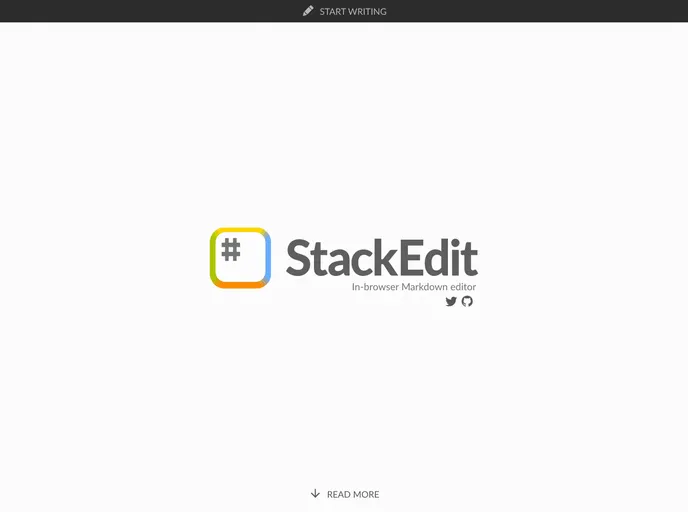 screenshot of Stackedit