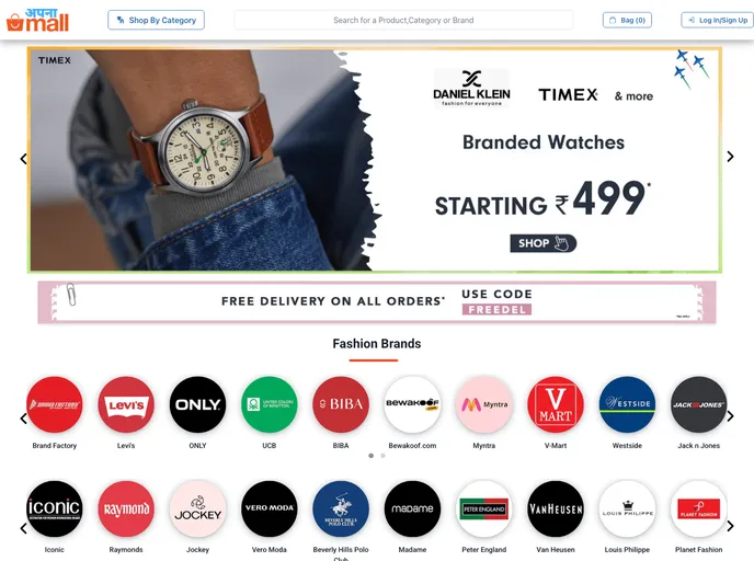 screenshot of ApnaMall