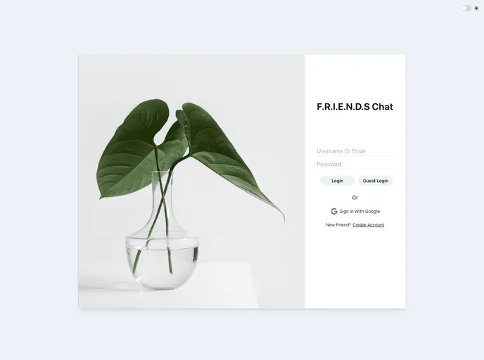 screenshot of Firebase Chatrooms