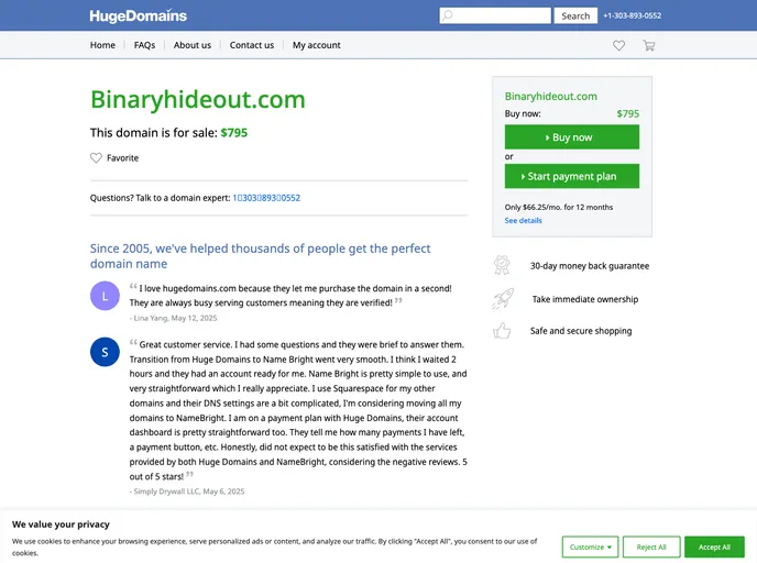 screenshot of Binarybootstrap