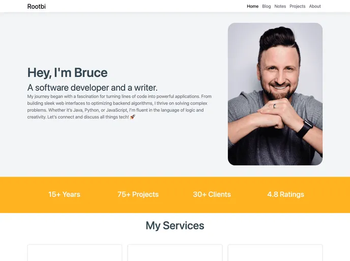 screenshot of Rootbi