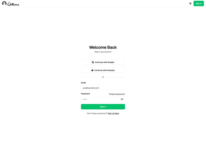 screenshot of Billicious