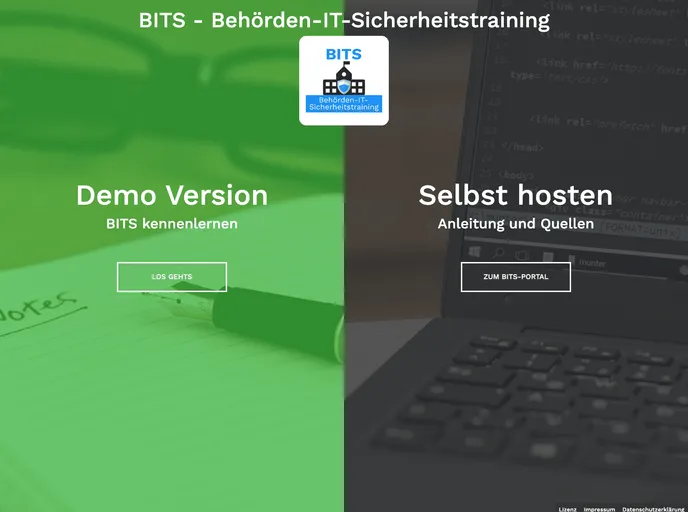 screenshot of BITS Hugo