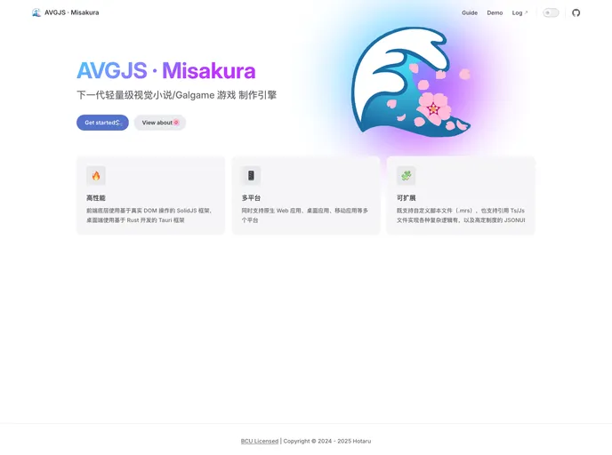 screenshot of Avgjs