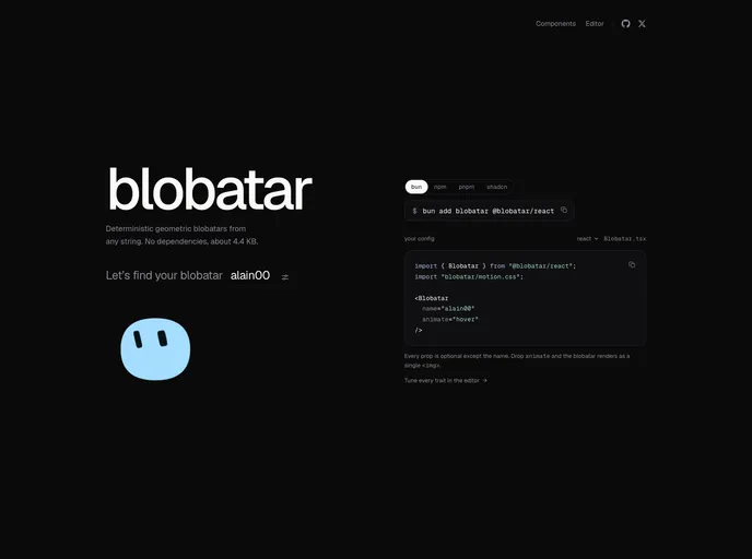 blobatar screenshot