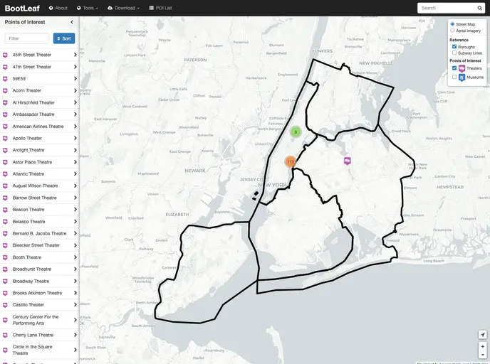 screenshot of Bootleaf
