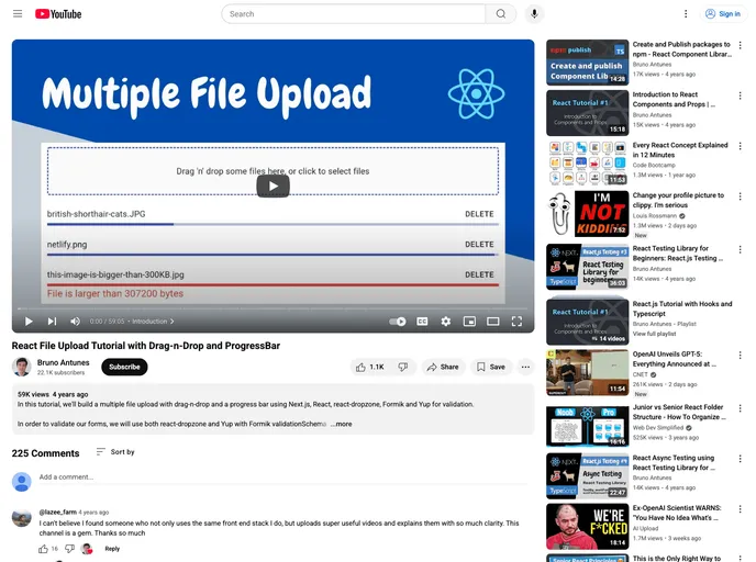 Youtube 2021 Feb Multiple File Upload Formik