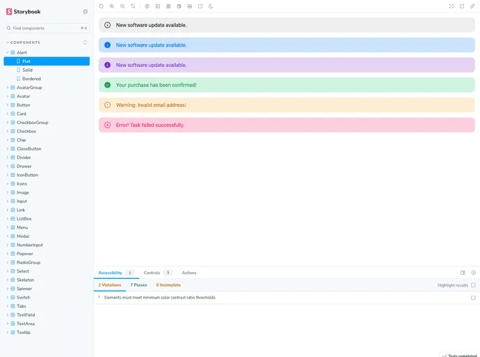 screenshot of Alice UI