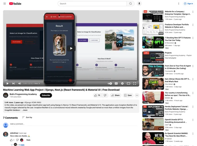 screenshot of Image Classification Layout Customization